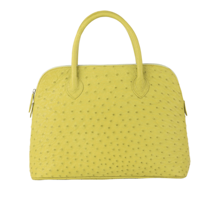 Chantal Ostrich Top Handle Bag