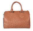 Lola Ostrich Top Handle Bag