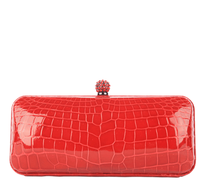 Valerie Nile Crocodile Clutch 