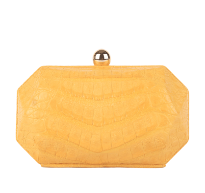 Victoria Caiman Crocodile Minaudière